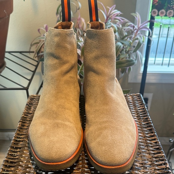 New Republic by Mark McNairy sand suede Chelsea boots Men’s size 13